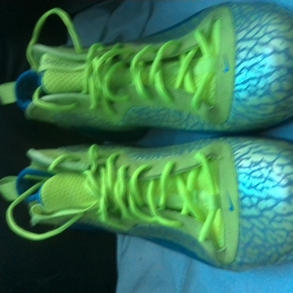 NIKE FLIGHTPOSITE BLUE GOLD GREEN